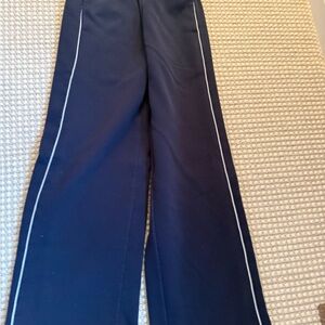Edikted Dark Blue Elastic Waistband Pants